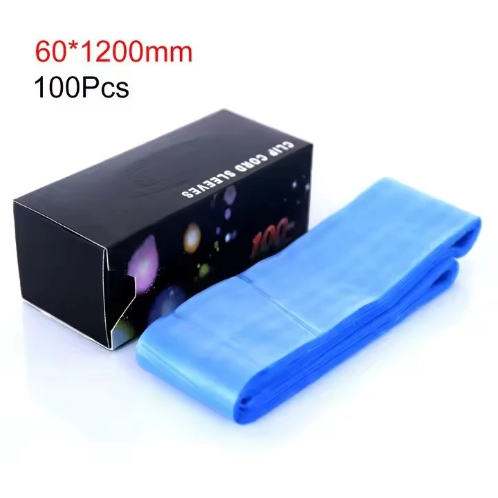 Best 100 Pieces Disposable Blue Covers Tattoo Supplies Tattoo Clip Cord Sleeves Bags