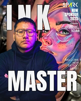 Spark Tattoo i @donn_khaa: una afirmació mútua com a artista amb talent s'une...