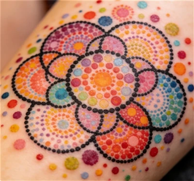 Què és un tatuatge de puntillisme?