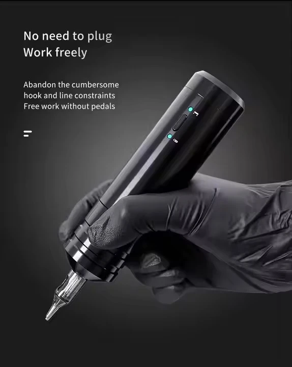 Màquina de tatuatge professional de cartutx sense fil portàtil