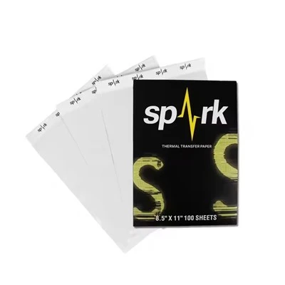 100pcs Copiera Paper Tattoo Thermal Spark Tattence Stencil Transfer Paper Paper Thermal Paper