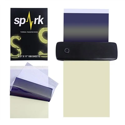 Nova arribada Spark Tattoo Stencil Paper de transferència