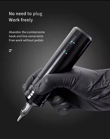 Màquina de tatuatge professional de cartutx sense fil portàtil