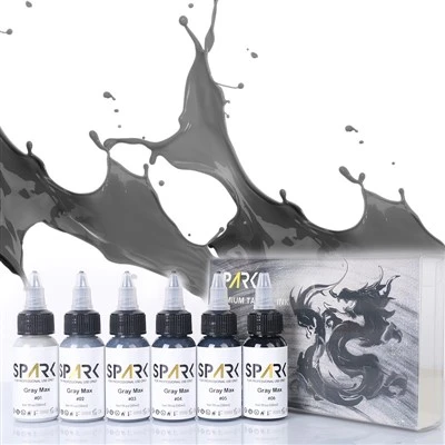 Conjunt professional de tatuatges grisos de tinta de 30ml/1oz Organic Pigment Artista Artista de maquillatge permanent personalitzat