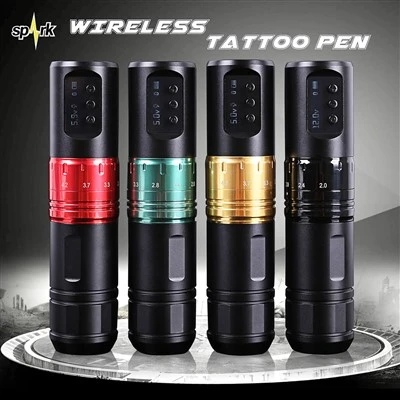 Spark Professional Precisió Ajustable Tattisme Pental Pental Portable Art Elèctric Bateria permanent