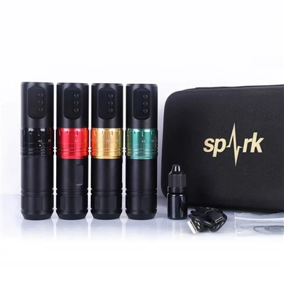 Spark Ajust sense fil connexió permanent Connexió permanent Cartutx disposible Màquina de tatuatge sense fils