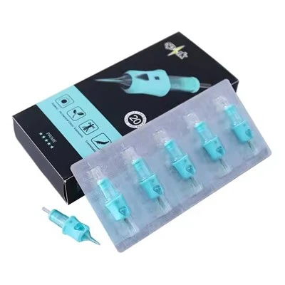 Spark 4 Mida RL/RS/RM/M1 Alta qualitat i estèril 316 Acer inoxidable Agulla de cartutxos de guspira per a art corporal