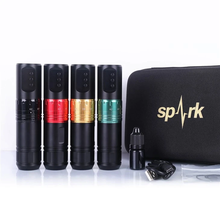 Spark Ajust sense fil connexió permanent Connexió permanent Cartutx disposible Màquina de tatuatge sense fils