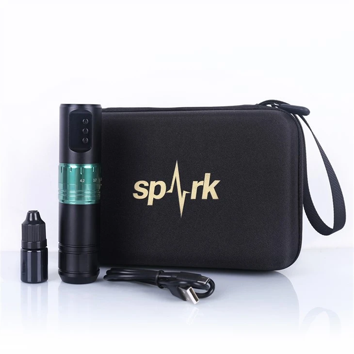 Màquina de tatuatge Spark de 10.000 rpm Màquina de tatuatge Bolígraf de tatuatge sense fil