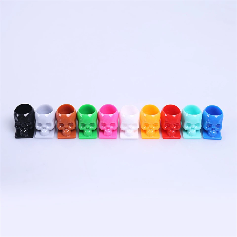11mm*13mm 200pcs/bag Disposable Plastic Tattoo Ink Cup For Tattoo Skull Ink Cup