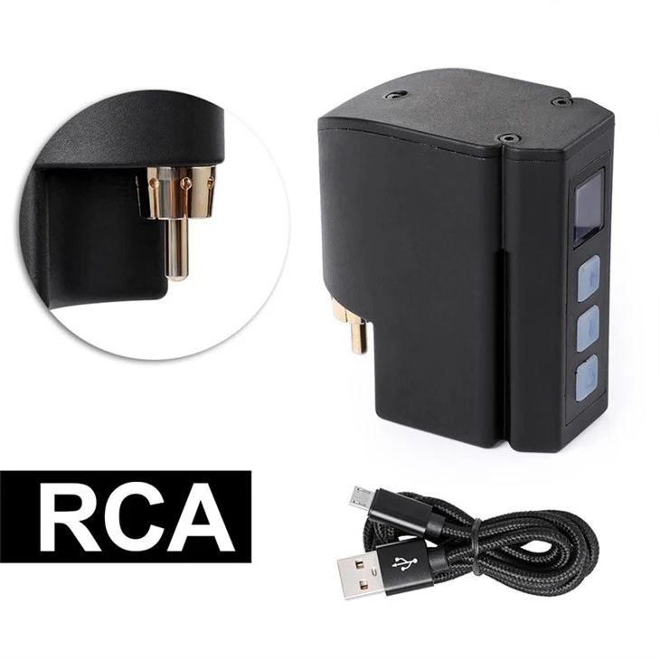 Font d'alimentació de tatuatge RCA de 2400 mAh Bateria de tatuatge sense fil