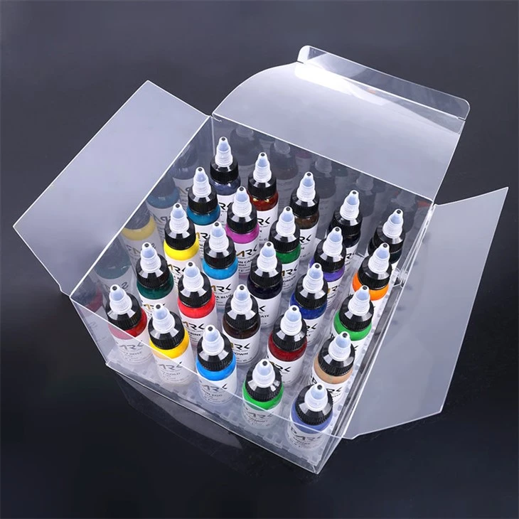 Set de 25 colors de tinta de tatuatge lleugera Tinta de tatuatge original Spark Negre