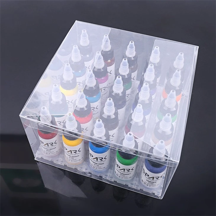 Set de 25 colors Spark Tattoo Ink Tintes de tatuatge a granel amb tinta de tatuatge súper negra
