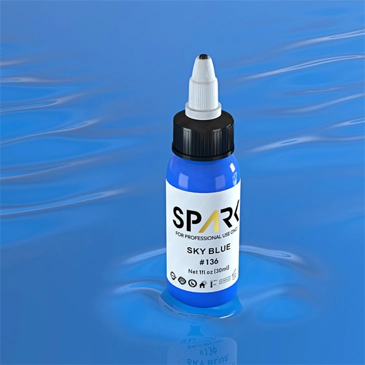Set de 25 colors Spark Tattoo Ink Tinta de tatuatge vegana Pigments de 30 ml