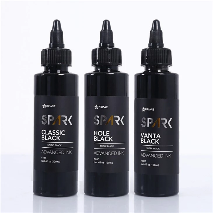 4OZ Classic Black Hole Black Vanta Black Spark Tinta de tatuatge Tinta de tatuatge Negre