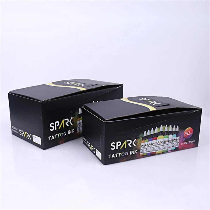 50 jocs de colors Pigments Tinta de tatuatge Spark Tattoo Ink Set Professional