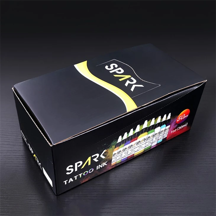50 jocs de colors Spark Tattoo Ink Set Color de tinta de tatuatge professional