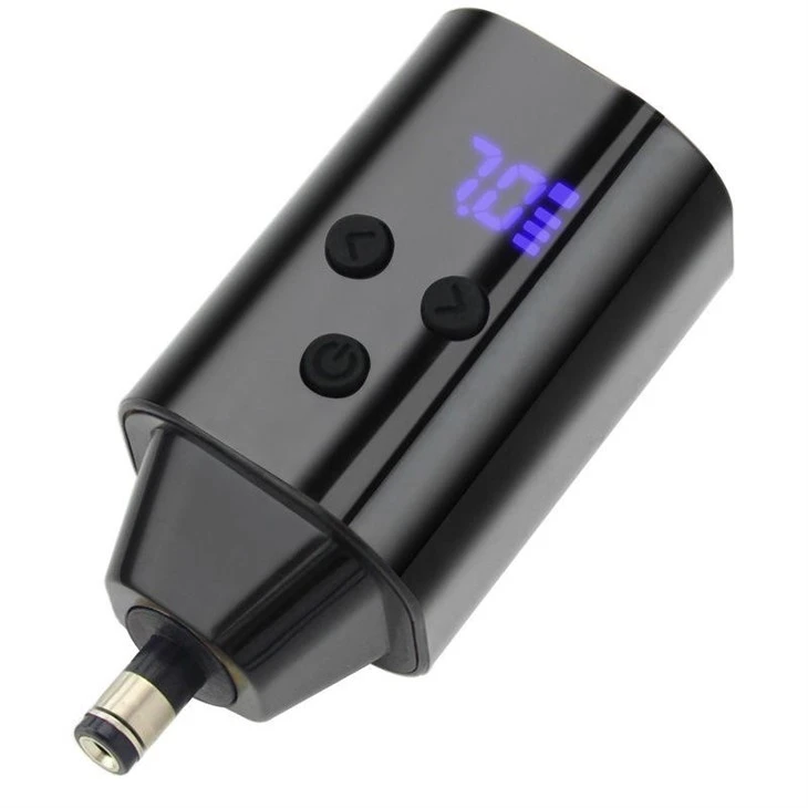 Bateria de tatuatge d'alta qualitat 5V 1500mA RCA/DC Font d'alimentació sense fil per tatuatge