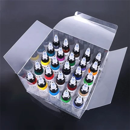 Set de 25 colors de tinta de tatuatge lleugera Tinta de tatuatge original Spark Negre