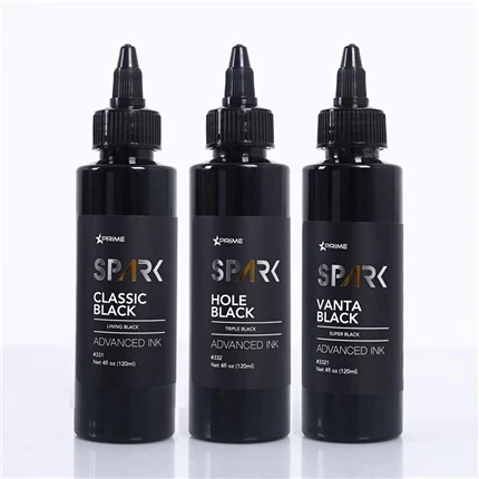 4OZ Classic Black Hole Black Vanta Black Spark Tinta de tatuatge Tinta de tatuatge Negre