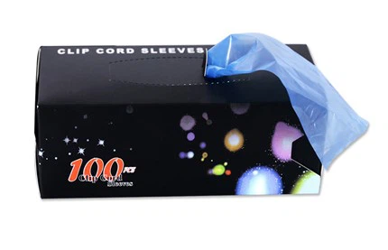 Mànigues de cordó de clip d'un sol ús