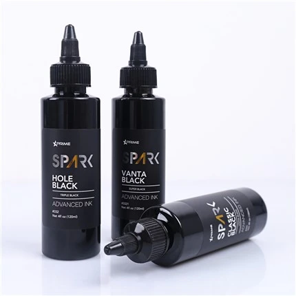 Hole Black 4OZ Triple Black Ink Series Spark Tattoo Ink Tinta de tatuatge Black Light