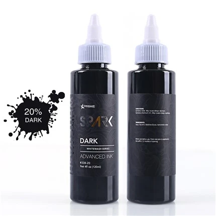 Set de tinta de tatuatge Set professional de rentat blanc Spark Tattoo Ink