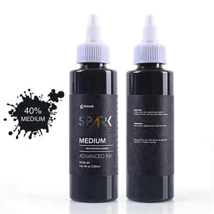 Set de tinta de tatuatge Tinta de tatuatge vegana Set de rentat blanc Spark Tattoo Ink