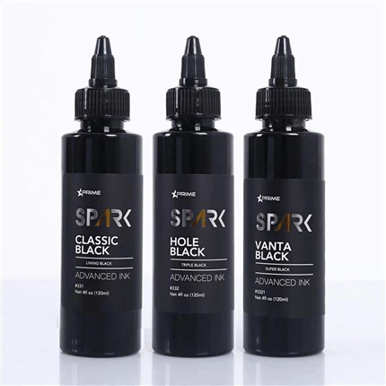 Vanta Black 4OZ Super Black Ink Series Spark Tattoo Ink Set de tinta de tatuatge professional