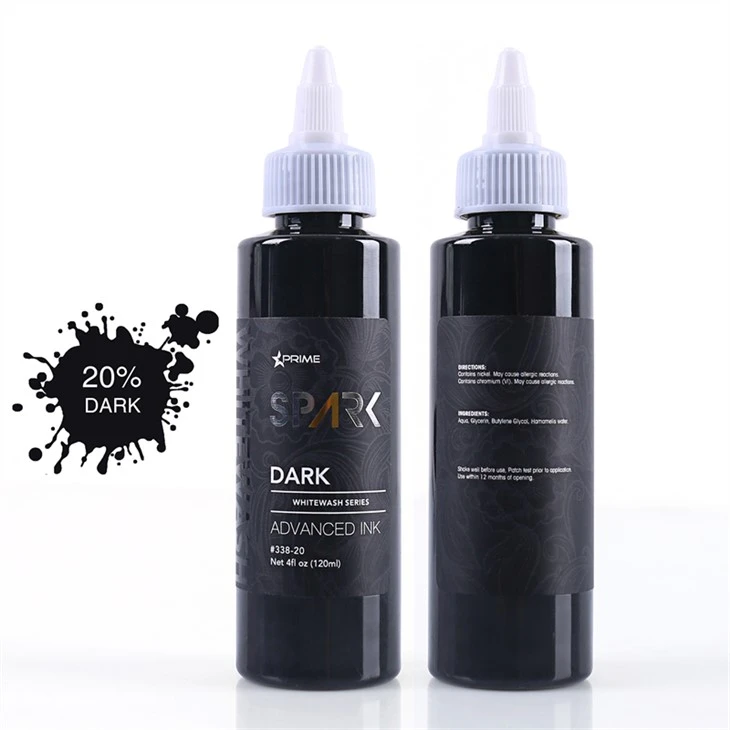 Set de tinta de tatuatge Set professional de rentat blanc Spark Tattoo Ink