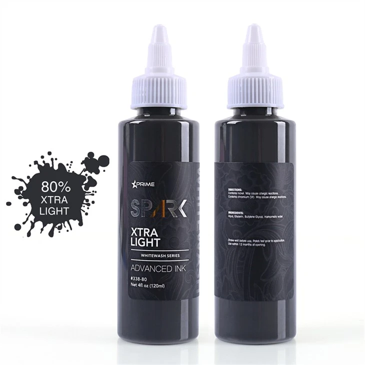 Tinta de tatuatge Spark Set original de tinta de tatuatge Set de rentat blanc vegà Spark Tinta de tatuatge