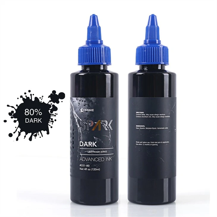 Tintes de tatuatge a granel Tinta de tatuatge negra Spark Tattoo Ink