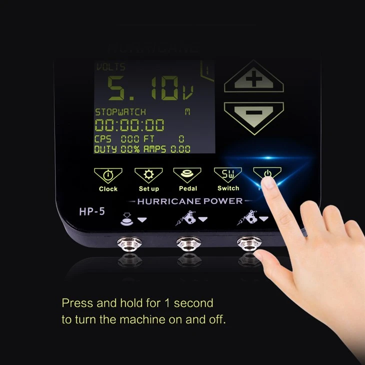 NEW Hurricane Tattoo Power Supply HP-5