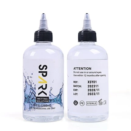 Solució de humectació de tatuatges d'espurna de 8 oz 240 ml Solució de barreja de tatuatges d'espurna Tinta de tatuatge d'espurna