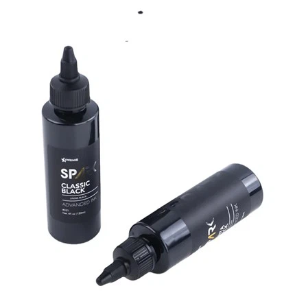 Tinta de tatuatge negra Classic Black 4OZ Lining Black Ink Series Spark Tattoo Ink Tinta de tatuatge Black Light